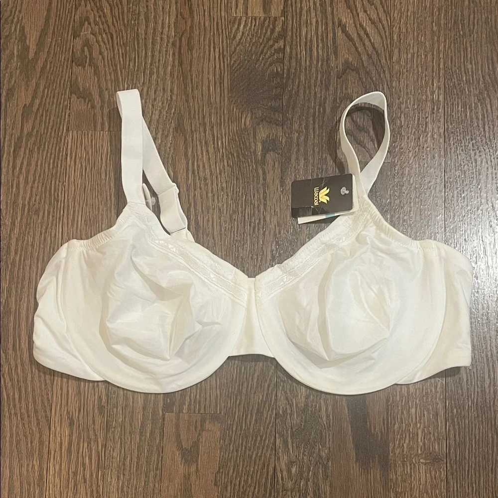 Wacoal NEW Perfect Primer full figure all day comfort underwire bra 46C white